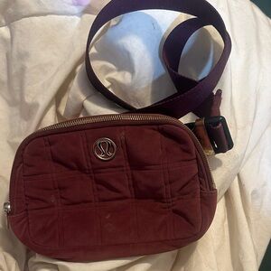Lululemon Athletica Burgundy Mini Bag